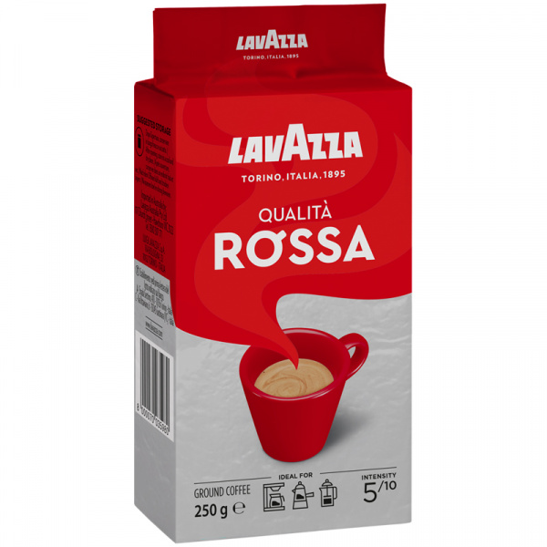 Кофе молотый Lavazza "Qualità. Rossa", вакуумный пакет, 250г 3580