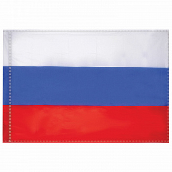 Флаг России 90х135 см, карман под древко, упаковка с европодвесом 550021