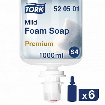 Картридж с жидким мылом Tork "Premium"(S4), 1л 520501