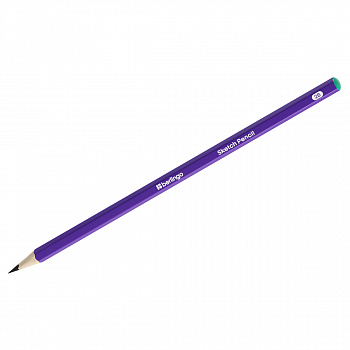 Карандаш ч/г Berlingo "Sketch Pencil" 2B, шестигранный, заточен. SP12012