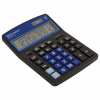 Калькулятор настольный BRAUBERG EXTRA-12-BKBU (206x155 мм), 12 разрядов, двойное питание, ЧЕРНО-СИНИЙ, 250472 Ракурс № 4