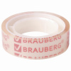 Клейкие ленты 12 мм х 10 м канцелярские BRAUBERG, комплект 12 шт., прозрачные, гарантированная длина, 223122 Ракурс № 1