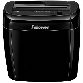 Уничтожитель документов Fellowes FS-47003 36C, 4 ур. секр., 4*40мм, 6 листов, 12л, скрепки, скобы, карты CRC47003