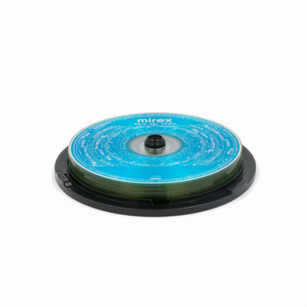 Диск CD-R MIREX, 700 Мб, 48x, Cake Box (упаковка на шпиле), КОМПЛЕКТ 10 шт., UL120051A8L Ракурс № 4