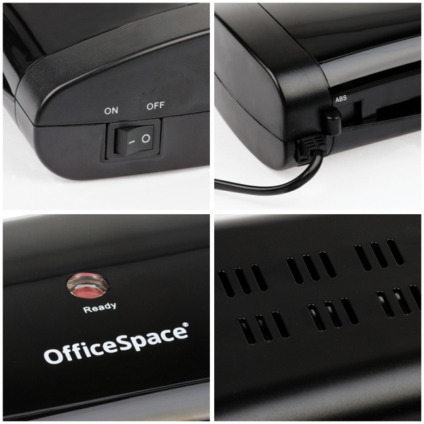 Ламинатор OfficeSpace LM500, А4, 75-125мкм, 2 вала, скорость 40см/мин, РТС Ракурс № 3